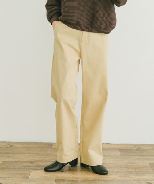 ＊＊URBAN RESEARCH ITEMS / アーバンリサーチ アイテムズ その他パンツ | ベーシックコットンパンツ（BEG）