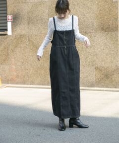 デニムキャミワンピース