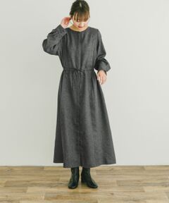 ウエストギャザーワンピース