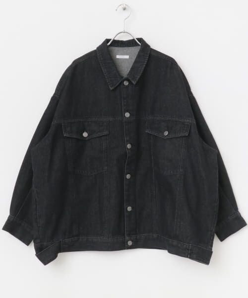 アーバンリサーチ24SSデニムジャケットGジャン◆オーバーサイズ ノーカラーオーバーサイズGジャン（デニムジャケット）｜URBAN