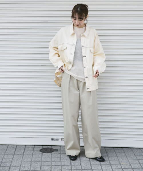 アーバンリサーチ24SSデニムジャケットGジャン◆オーバーサイズ 楽天市場】レディスブルゾン(オーバーサイズGジャン)／アーバン