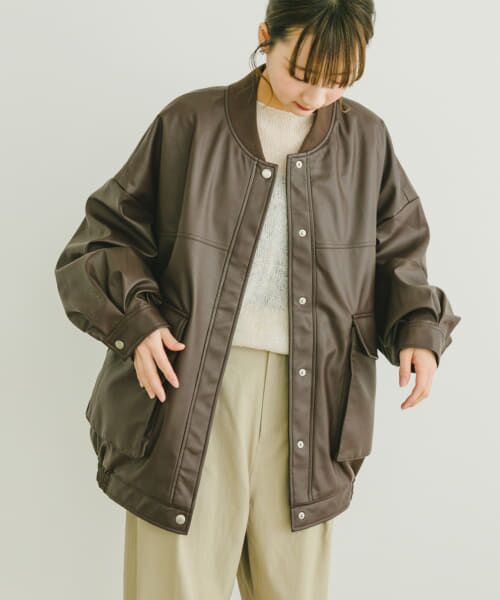 ＊＊URBAN RESEARCH ITEMS / アーバンリサーチ アイテムズ ブルゾン | ビッグシルエットブルゾン（BRN）