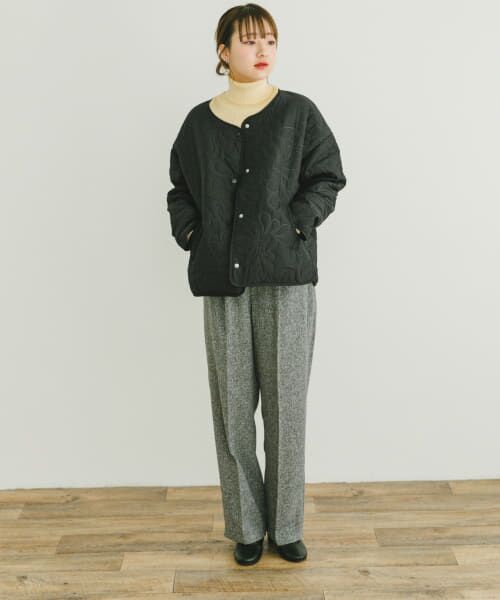 桜井着　bajra ノーカラーブルゾン　美品 セール】 【洗える・撥水】Artirosa ノーカラー ブルゾン