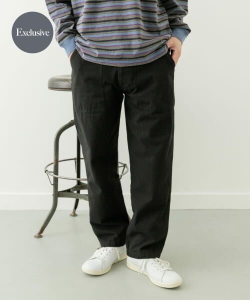 ＊＊URBAN RESEARCH ITEMS / アーバンリサーチ アイテムズ その他パンツ | 『別注』GUNGHO×ITEMS　ベイカーパンツ（BLK）