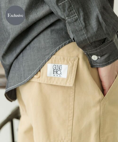 ＊＊URBAN RESEARCH ITEMS / アーバンリサーチ アイテムズ その他パンツ | 『別注』GUNGHO×ITEMS　ベイカーパンツ（BEG）