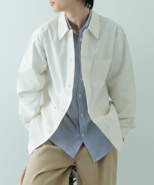 ＊＊URBAN RESEARCH ITEMS / アーバンリサーチ アイテムズ その他アウター | コットン チョアジャケット（WHT）
