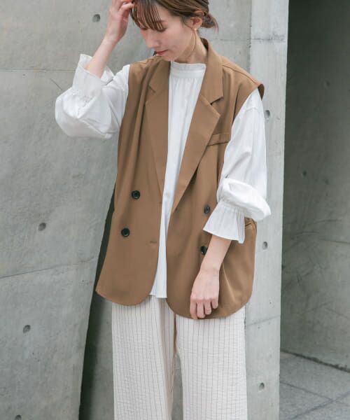 ＊＊URBAN RESEARCH ITEMS / アーバンリサーチ アイテムズ シャツ・ブラウス | 2WAYフリルブラウス（WHT）