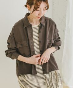 リヨセルポケットシャツ