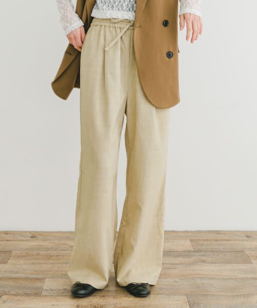 ＊＊URBAN RESEARCH ITEMS / アーバンリサーチ アイテムズ その他パンツ | イージーケアワイドパンツ（BEG）