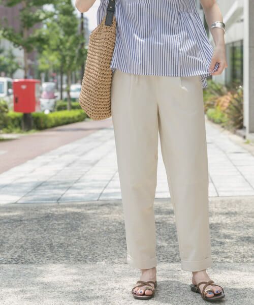 ＊＊URBAN RESEARCH ITEMS / アーバンリサーチ アイテムズ その他パンツ | リネン混イージーパンツ（L.BEG）