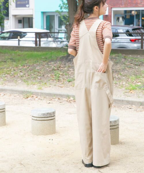 セール】 リネン混サロペット （サロペット・オールインワン