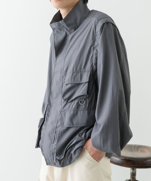 ＊＊URBAN RESEARCH ITEMS / アーバンリサーチ アイテムズ ブルゾン | 『セットアップ対応』スーパーライトナイロン2wayブルゾン（CHA）