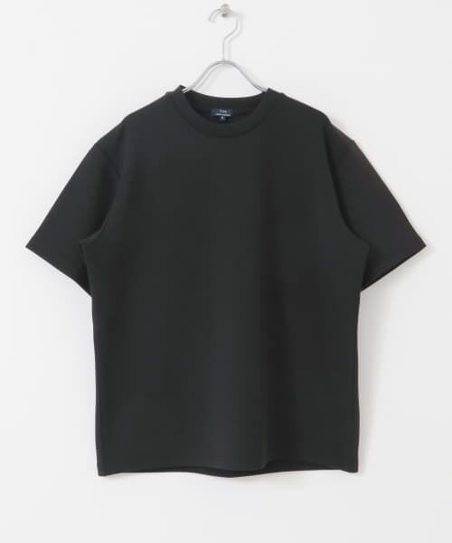 新品タグ付URBAN RESEARCHリネン黒 ショートスリーブオールインワン セール】Quick dry ボックスショートスリーブTシャツ（Tシャツ