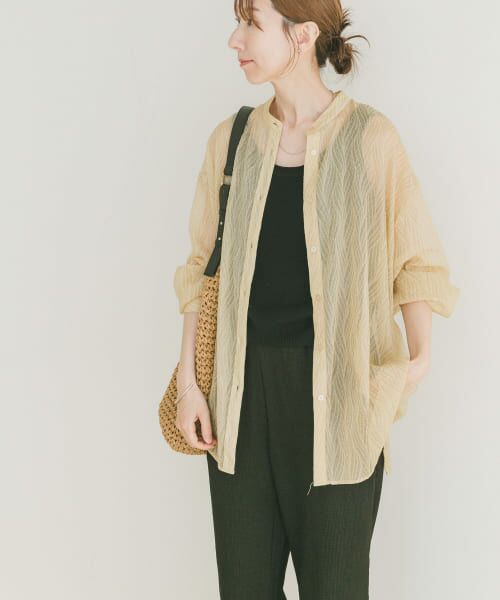 ＊＊URBAN RESEARCH ITEMS / アーバンリサーチ アイテムズ シャツ・ブラウス | シアーヨウリュウバンドカラーシャツ（ORG）