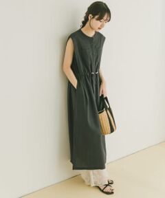 ウエストドロストノースリワンピース
