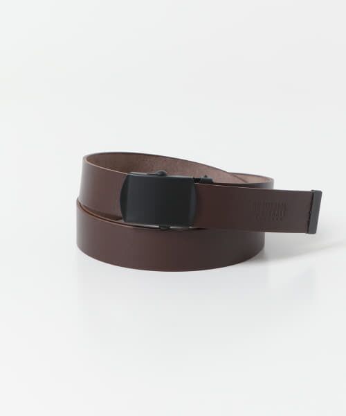 ＊＊URBAN RESEARCH ITEMS / アーバンリサーチ アイテムズ ベルト・サスペンダー | U.O.Leather GI Belt（D.BROWN）
