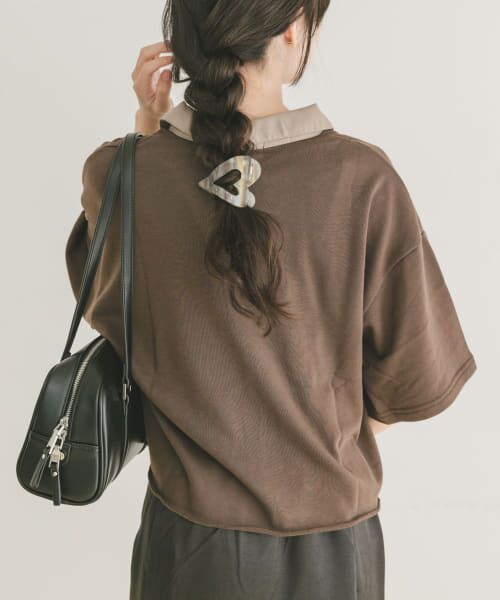 popolahaioku　　アーバンリサーチ105 コードシシュウトップ(半袖) （シャツ・ブラウス）｜＊＊SENSE