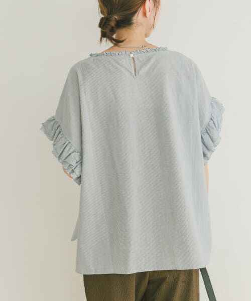 yori ダブルフリルカラーブラウス ヨリ 23AW ダブルフリルカラー