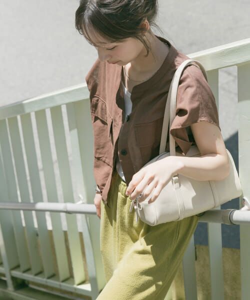 リネンドロストシャツ URBAN RESEARCH ITEMS｜リネンミックスドロストポケットシャツ