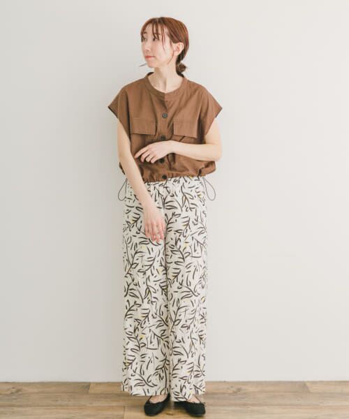 リネンドロストシャツ URBAN RESEARCH ITEMS｜リネンミックスドロストポケットシャツ