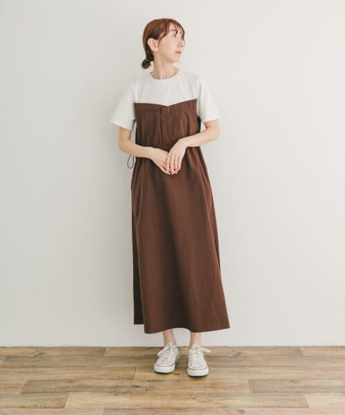 nananamoe ナイロンワンピース sakishimatokyo ワンピース ナイロンミリタリーワンピース