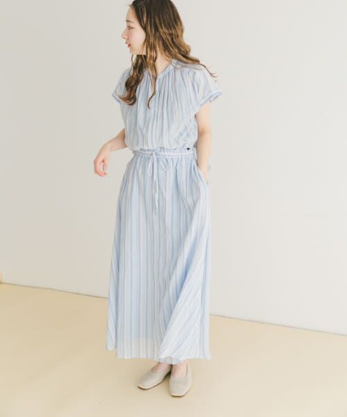 セール】 マルチストライプセットアップライクワンピース