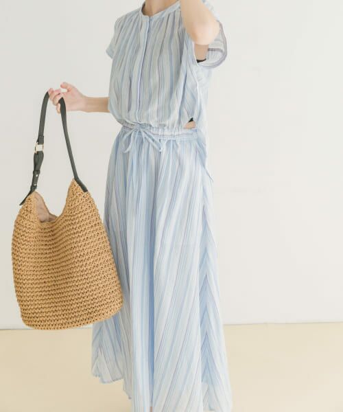 DELIY AOZORAストライプワンピース ストライプセーラーワンピース | outlet | axes femme online shop