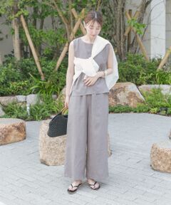 リネンライクセットアップ