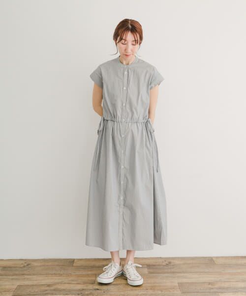 Hayaebureワンピース ストライプティアードワンピース(ワンピース) | al'aise