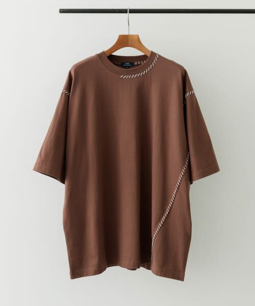セール】 ブランケットステッチクルーネックTシャツ （Tシャツ