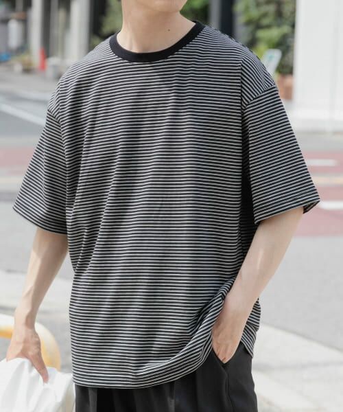 セール】 ミジンボーダー天竺半袖T-Shirts （Tシャツ）｜＊＊URBAN