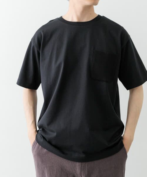 セール】 ポケット切替クルーネックTシャツ （Tシャツ
