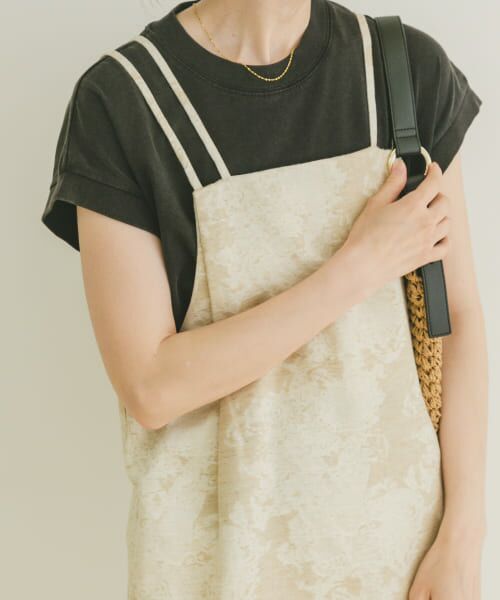 ＊＊URBAN RESEARCH ITEMS / アーバンリサーチ アイテムズ Tシャツ | ピグメントフレンチTシャツ（BLK）