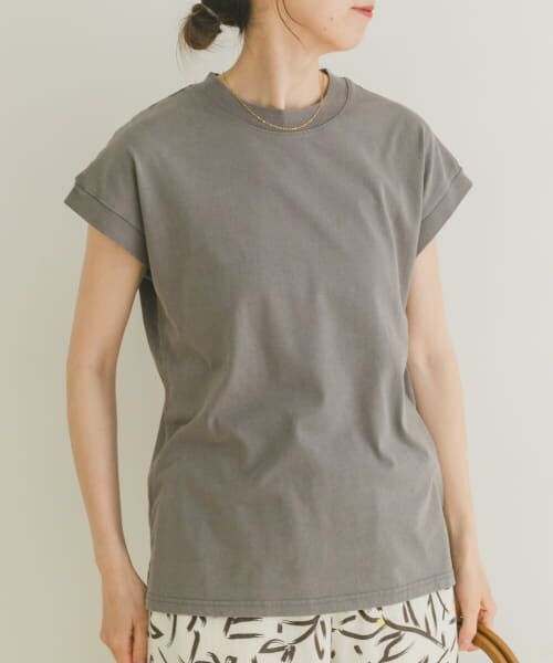 ＊＊URBAN RESEARCH ITEMS / アーバンリサーチ アイテムズ Tシャツ | ピグメントフレンチTシャツ（GRY）
