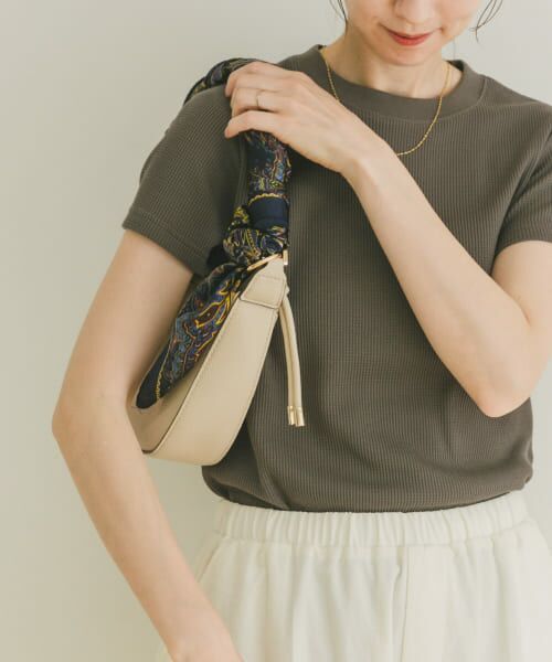 ＊＊URBAN RESEARCH ITEMS / アーバンリサーチ アイテムズ Tシャツ | ワッフル半袖Tシャツ（CHA）