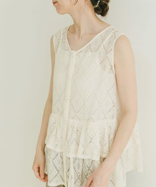 ＊＊URBAN RESEARCH ITEMS / アーバンリサーチ アイテムズ その他トップス | シアースパンコールペプラムトップス（L.BEG）