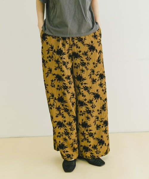 復刻チューリッププリント イージーパンツ Dot＆Stripes CHILD WOMAN（ドットアンドストライプス