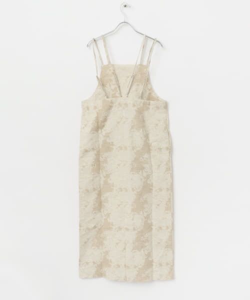 セール】 リネン混ジャガードキャミワンピース （ワンピース