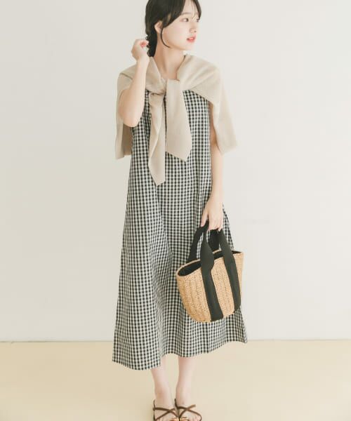 未使用Nuovo Borgo ノースリーブワンピース　Made in Italy セール】 サッカーノースリーブワンピース （ワンピース