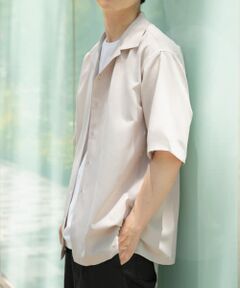 ＊＊URBAN RESEARCH ITEMS / アーバンリサーチ アイテムズ シャツ・ブラウス | リネンタッチオープンカラーシアーシャツ