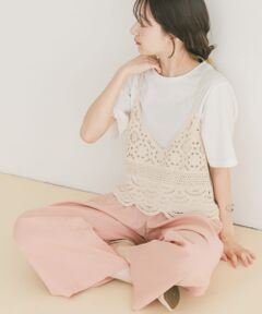 ニットビスチェTシャツセット