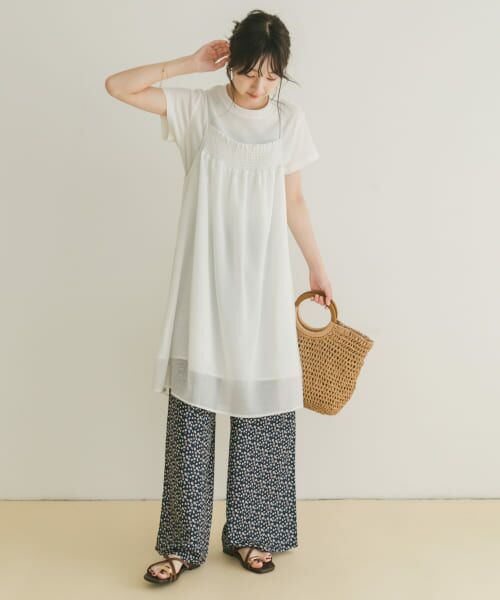 キャミソール　チュニック/Alumu. Ezick キャミソール Gross jacquard キャミチュニック