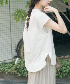 ラウンドフレンチブラウス