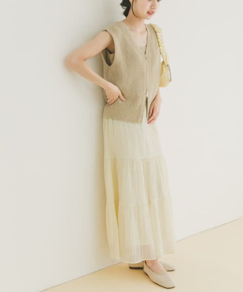 セール】 スパンコールベスト×スカートセット （ベスト