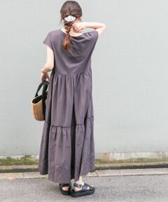 ピグメントティアードワンピース