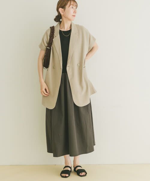 ★美品◆アーバンリサーチドアーズ◆ ニットベストドッキングワンピース URBAN RESEARCH DOORS（アーバンリサーチドアーズ）の「ニット