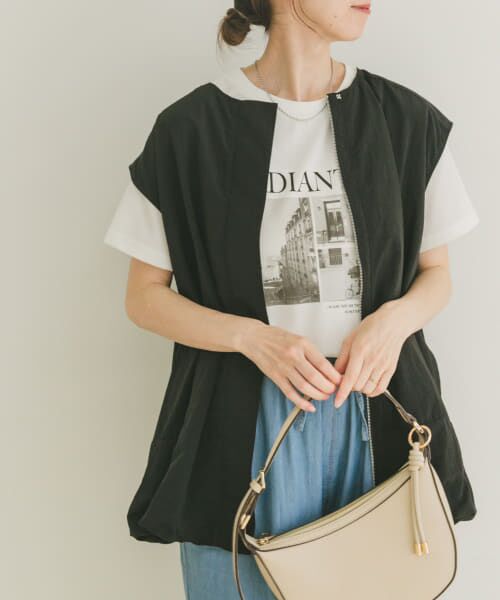 ＊＊URBAN RESEARCH ITEMS / アーバンリサーチ アイテムズ ベスト | バルーンベスト（BLK）