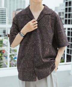 ＊＊URBAN RESEARCH ITEMS / アーバンリサーチ アイテムズ シャツ・ブラウス | Batik Print Open Collar shirts