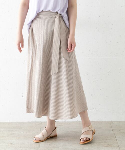 URBAN RESEARCH ROSSO / アーバンリサーチ ロッソ スカート | BEIGE,　LIBOI SKIRT | 詳細1