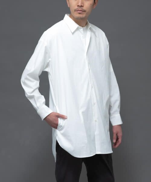 URBAN RESEARCH ROSSO / アーバンリサーチ ロッソ シャツ・ブラウス | 『XLサイズあり』丸井織物ロングシャツ | 詳細1